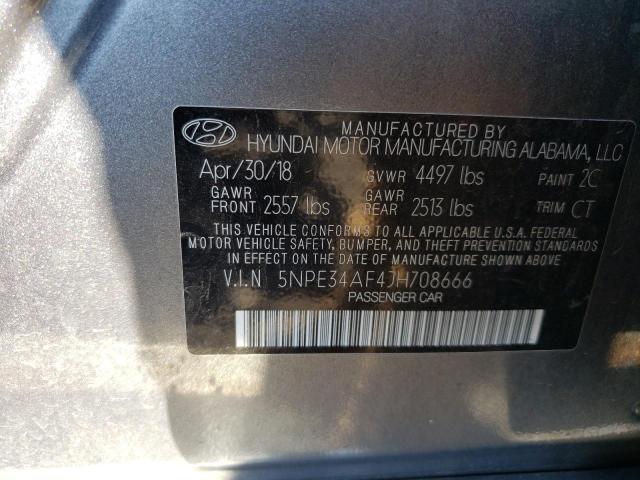 2018 HYUNDAI SONATA SPO 5NPE34AF4JH708666