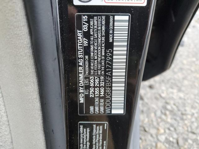 2015 MERCEDES-BENZ S 550 4MAT - WDDUG8FB5FA177995
