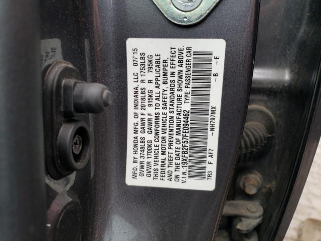 2015 HONDA CIVIC LX 19XFB2F57FE094462