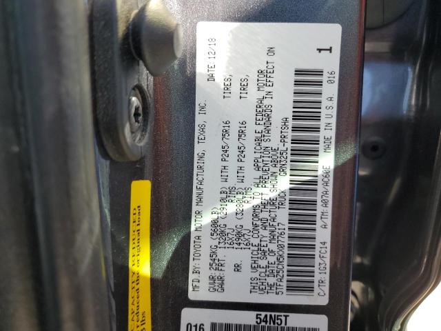 2019 TOYOTA TACOMA DOU 5TFAZ5CN5KX077617