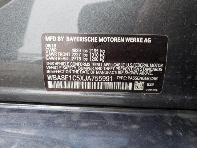 WBA8E1C5XJA755991 BMW 330e
