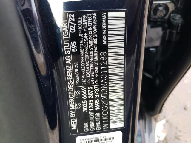2022 MERCEDES-BENZ EQS 450+ - W1KCG2DB3NA011288