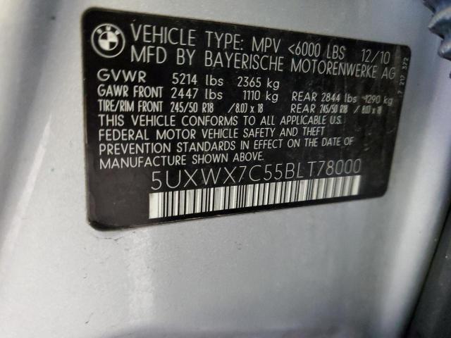 5UXWX7C55BLT78000 BMW X3