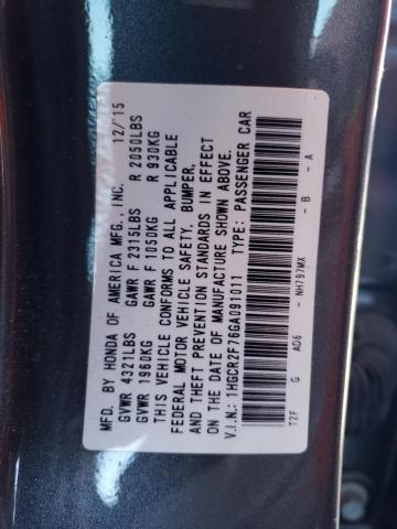 2016 HONDA ACCORD EX - 1HGCR2F76GA091011