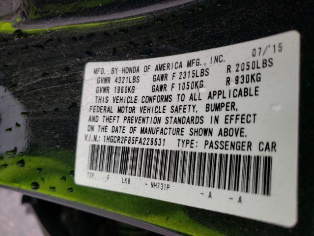 2015 HONDA ACCORD EXL - 1HGCR2F85FA229631