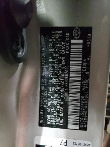 2017 TOYOTA CAMRY LE 4T1BF1FKXHU682696