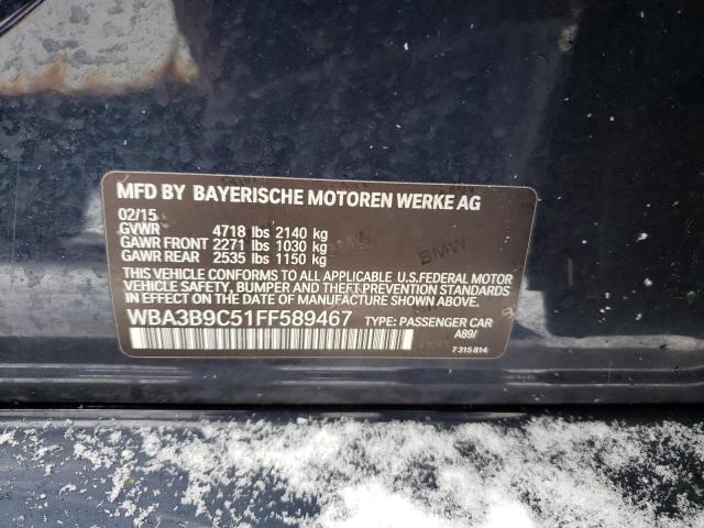 2015 BMW 335 XI - WBA3B9C51FF589467
