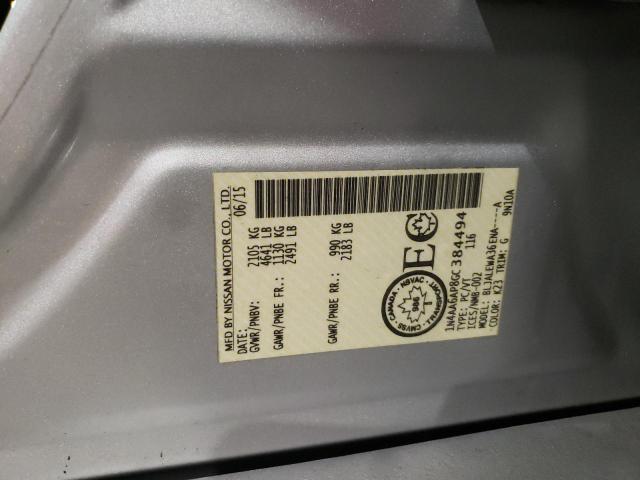2016 NISSAN MAXIMA 3.5 1N4AA6AP8GC384494