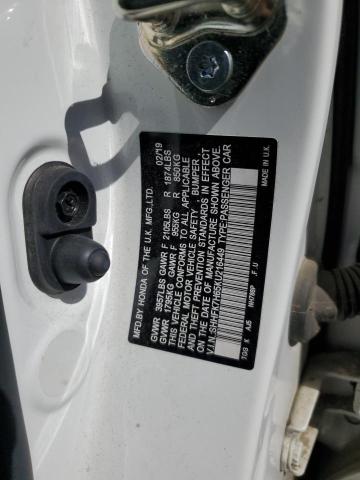 2019 HONDA CIVIC EX SHHFK7H65KU216449