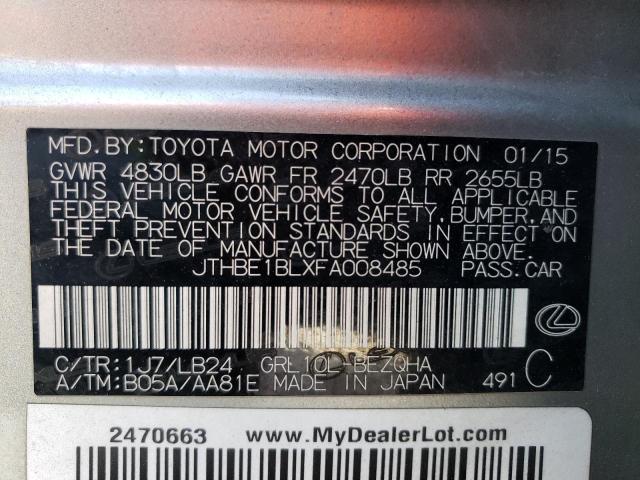 2015 LEXUS GS 350 JTHBE1BLXFA008485