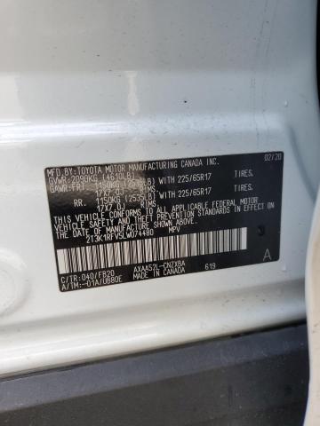 2020 TOYOTA RAV4 LE 2T3K1RFV5LW074480