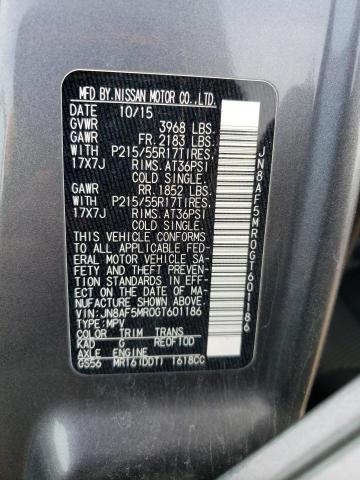 2016 NISSAN JUKE S - JN8AF5MR0GT601186