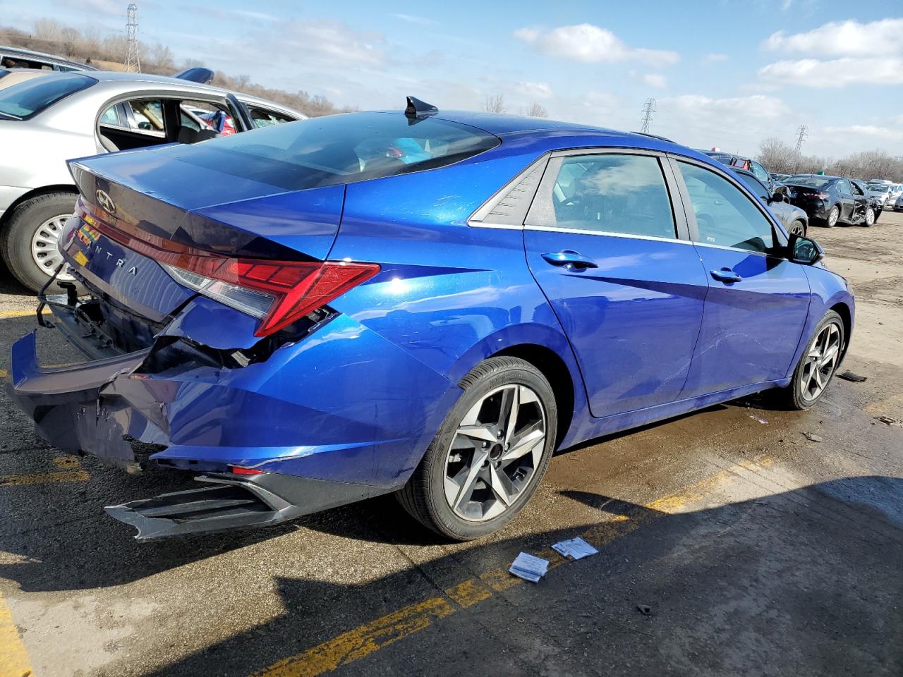 2021 Hyundai Elantra Sel vin: KMHLN4AG2MU129823