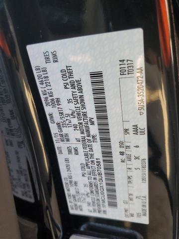 2016 FORD ESCAPE SE 1FMCU0GX1GUB70581