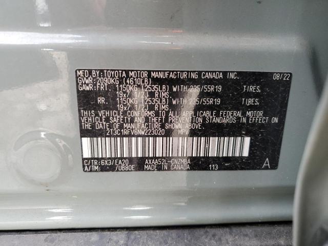 2022 TOYOTA RAV4 XLE P 2T3C1RFV6NW223020