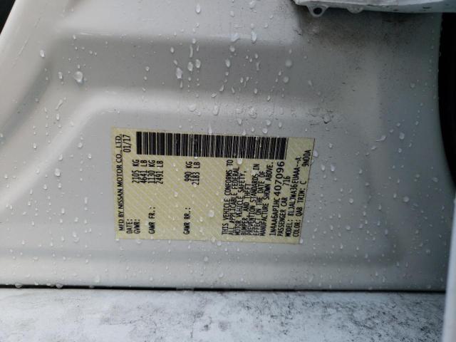2017 NISSAN MAXIMA 3.5 1N4AA6AP1HC407096