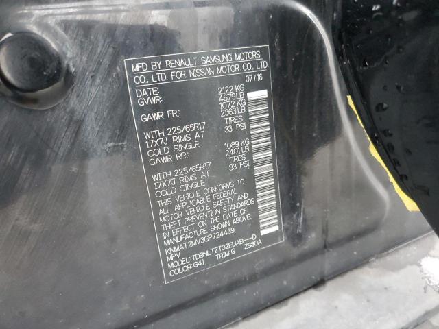 2016 NISSAN ROGUE S KNMAT2MV3GP724439