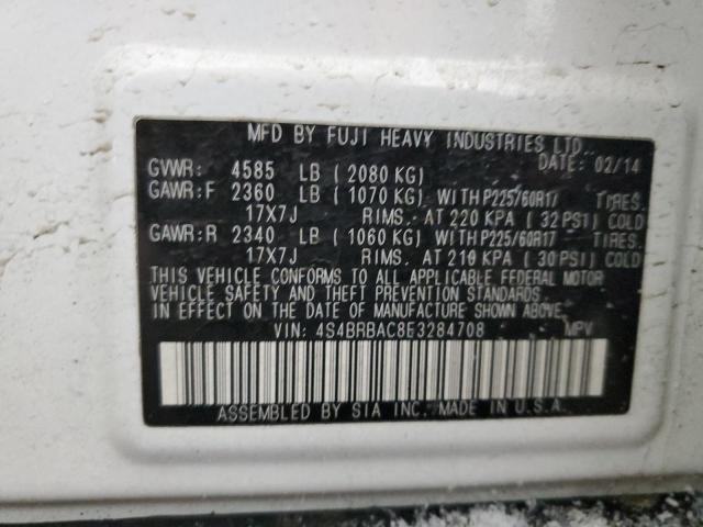 4S4BRBAC8E3284708 Subaru Outback 2.5i