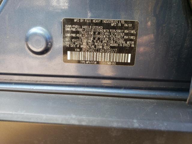 JF2SH6CC1AH798927 Subaru Forester 2.5x Premium