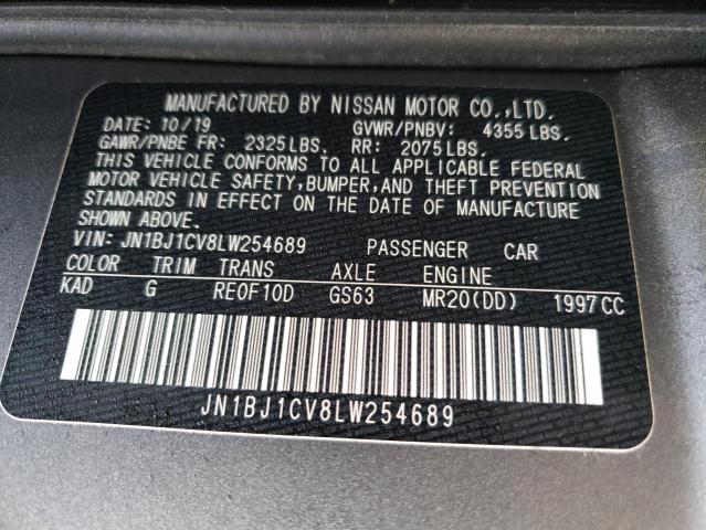 2020 NISSAN ROGUE SPOR JN1BJ1CV8LW254689