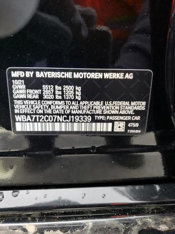 2022 BMW 740 I - WBA7T2C07NCJ19339