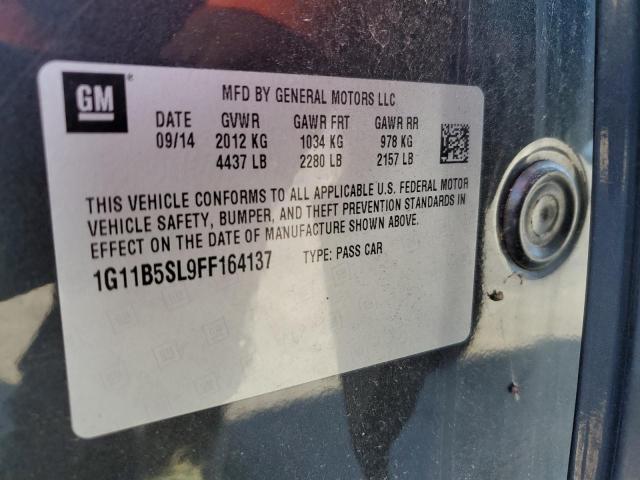 2015 CHEVROLET MALIBU LS 1G11B5SL9FF164137