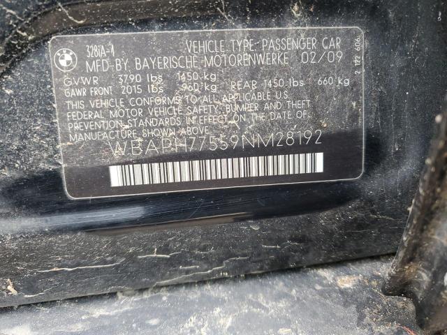 WBAPH77559NM28192 BMW 328 I