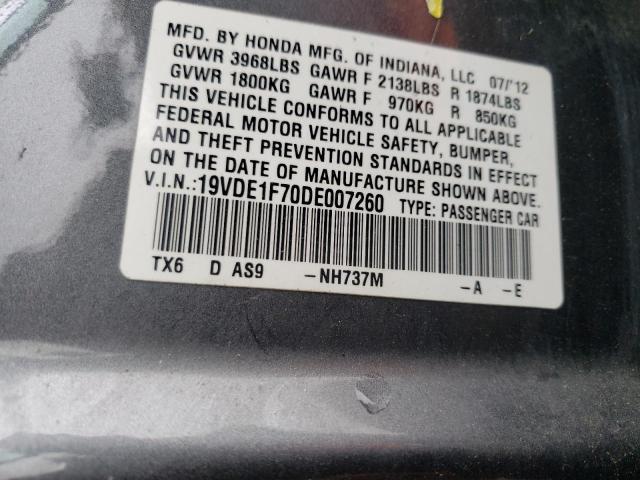 19VDE1F70DE007260 Acura Ilx 20 Tech