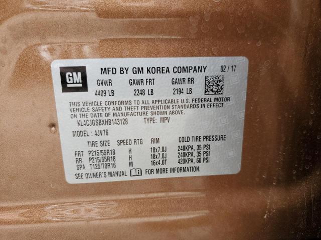 KL4CJGSBXHB143128 Buick Encore Essence