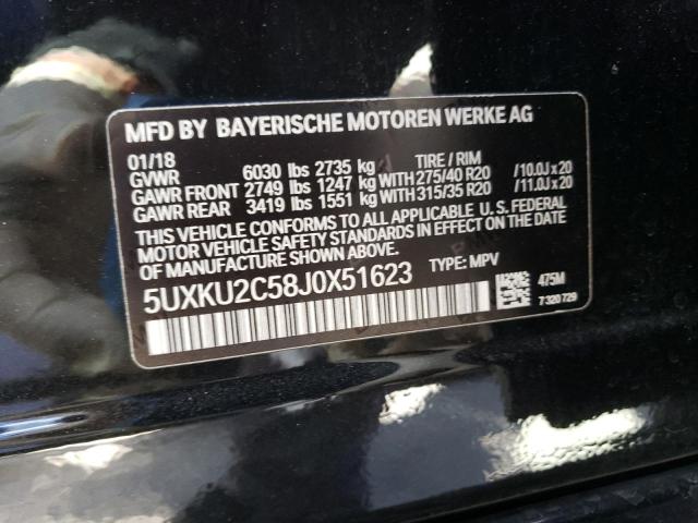 5UXKU2C58J0X51623 BMW X6 Xdrive35i
