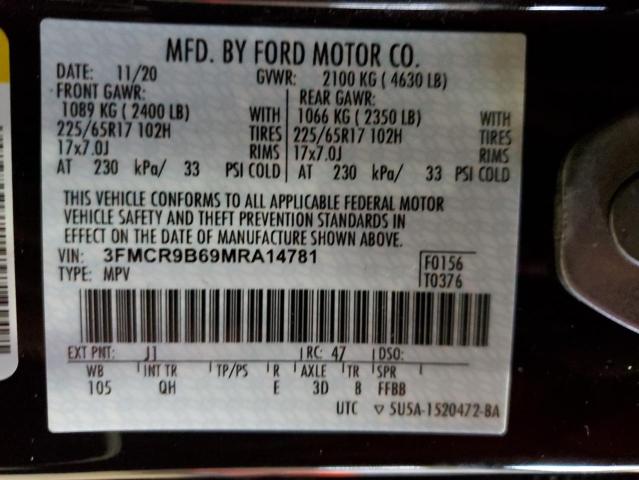 2021 FORD BRONCO SPO 3FMCR9B69MRA14781