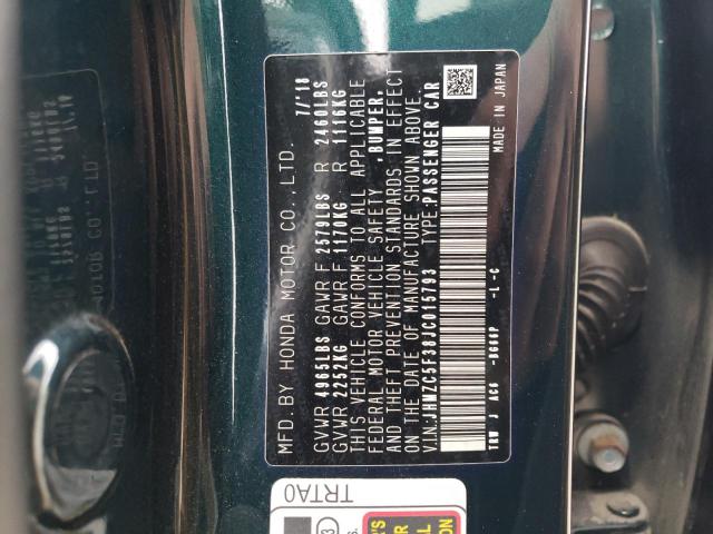 2018 HONDA CLARITY TO - JHMZC5F38JC015793