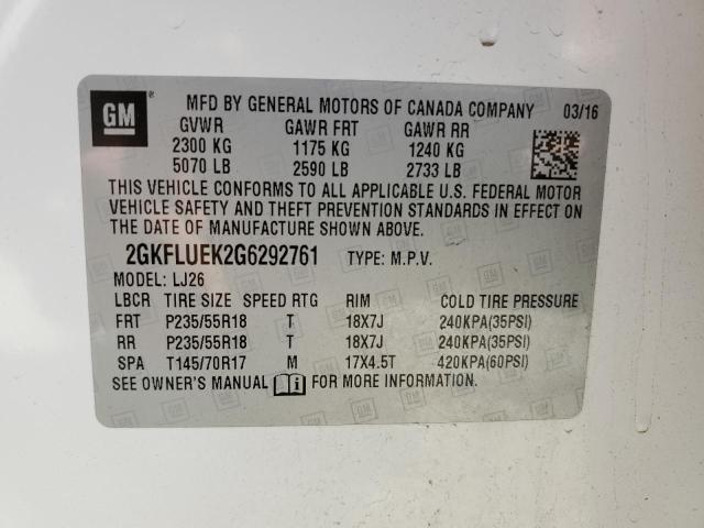 2GKFLUEK2G6292761 GMC Terrain