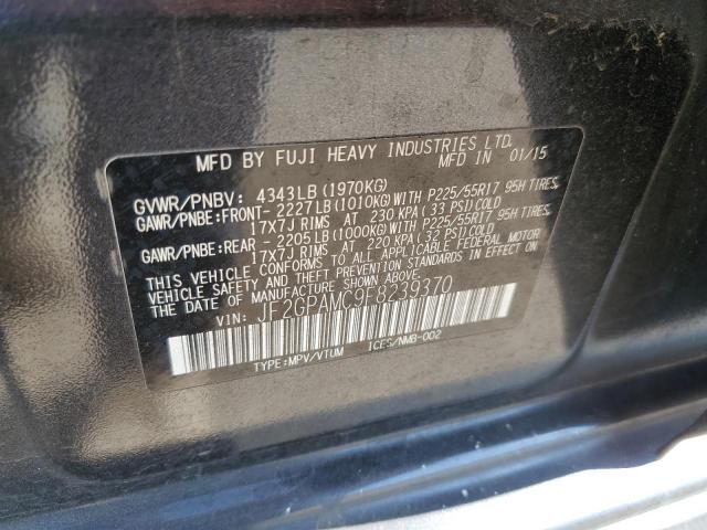 2015 SUBARU XV CROSSTR JF2GPAMC9F8239370