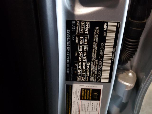2019 MERCEDES-BENZ GLC 350E - WDC0G5EB8KF585343