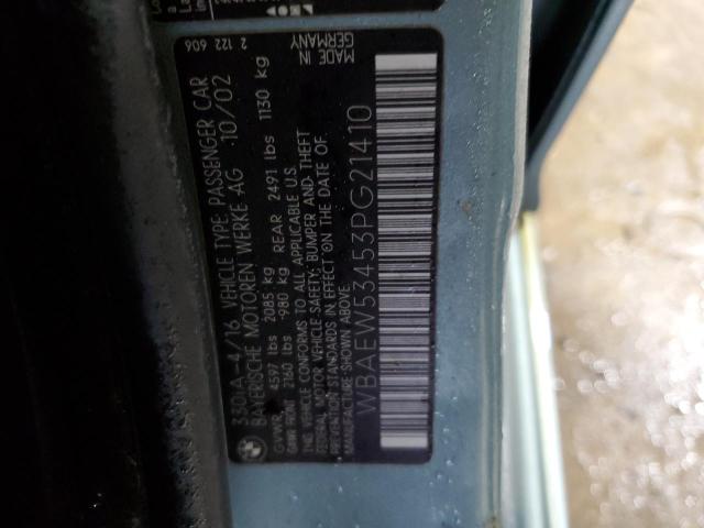 WBAEW53453PG21410 BMW 330 XI