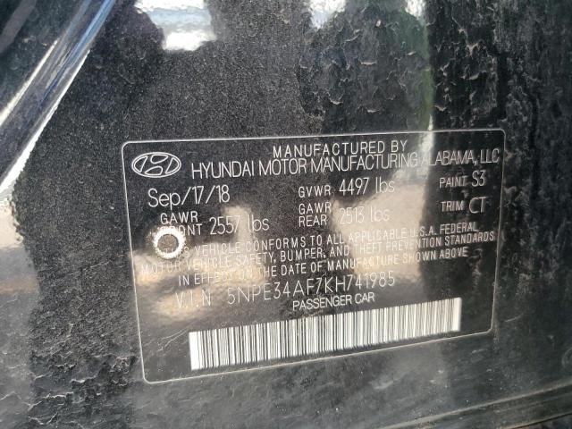 2019 HYUNDAI SONATA LIM - 5NPE34AF7KH741985