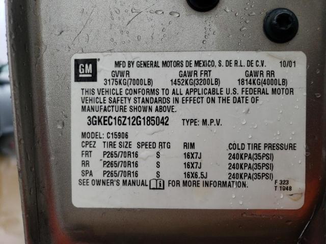 3GKEC16Z12G185042 GMC Yukon