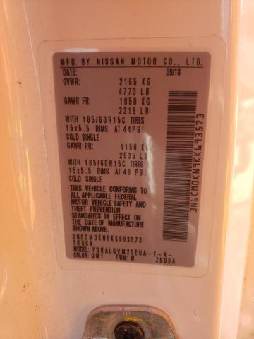 2019 NISSAN NV200 2.5S - 3N6CM0KN9KK693573