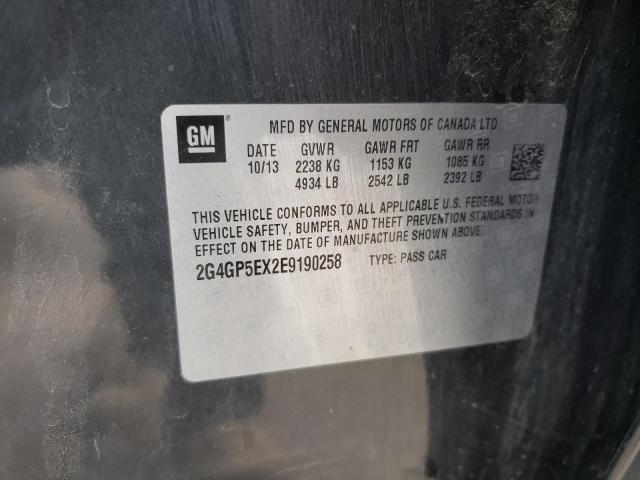 2G4GP5EX2E9190258 Buick Regal Premium