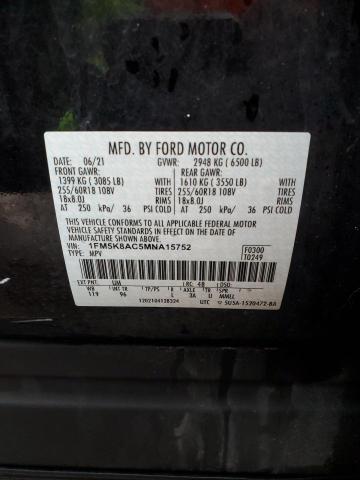 2021 FORD EXPLORER P 1FM5K8AC5MNA15752