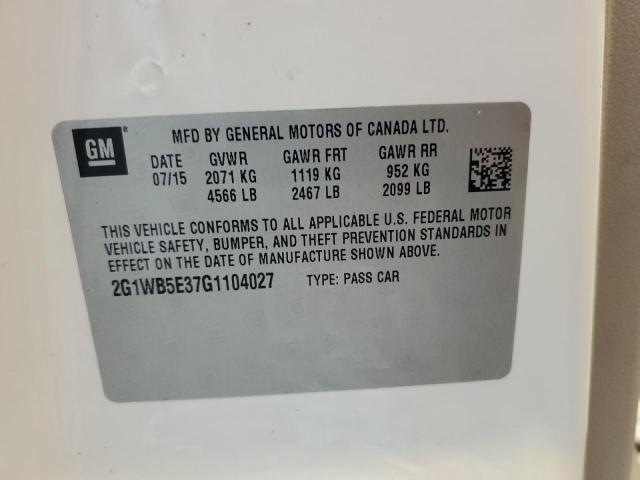 2016 CHEVROLET IMPALA LIM - 2G1WB5E37G1104027
