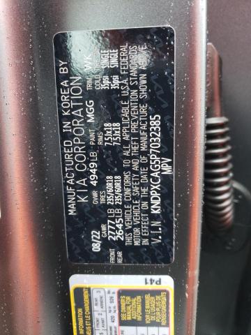 KNDPXCAG5P7032385 KIA Sportage Sx Prestige