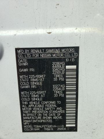 2016 NISSAN ROGUE S KNMAT2MTXGP617015