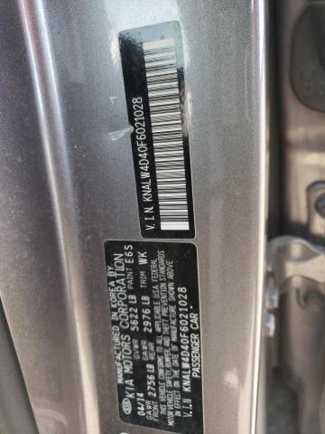 2015 KIA K900 - KNALW4D40F6021028