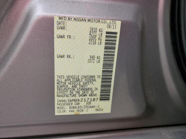 1N4AL3AP6EN217187 Nissan ALTIMA 2.5