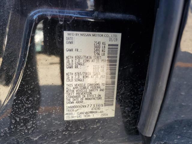 2019 NISSAN FRONTIER S 1N6DD0EV2KN773369