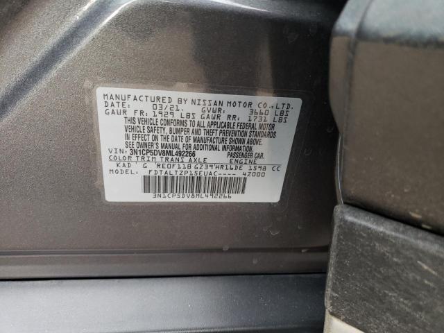 2021 NISSAN KICKS SR 3N1CP5DV8ML492266