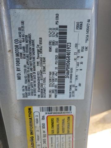 2016 FORD FUSION SE 3FA6P0HD6GR401923