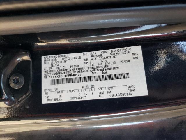 2015 FORD F150 SUPER 1FTEX1EP4FFB40121